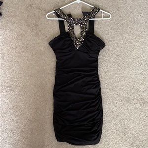 Beaded bodycon dress